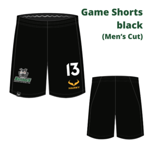 Bulldogs Shorts - black (Men's Cut)