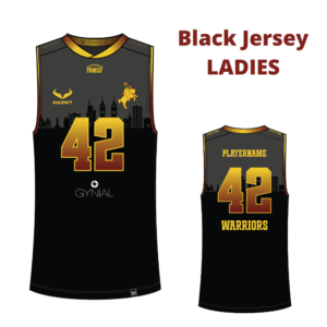 Warriors Practice Jersey black - LADIES