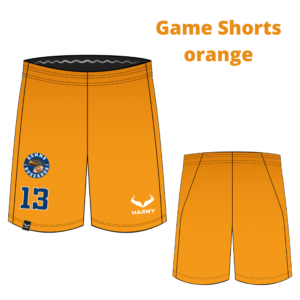 Buzzards Game Shorts - orange