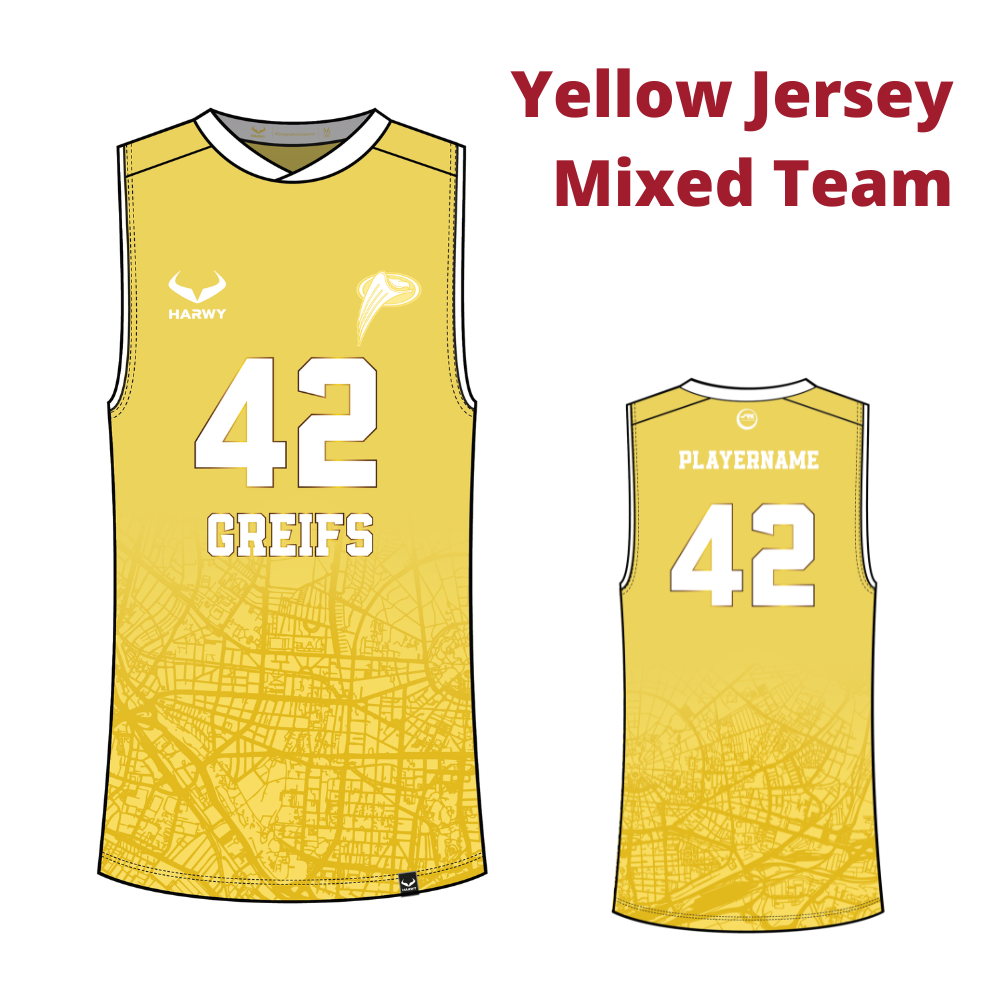 Greifs Game Jersey (Mixed Team) - yellow