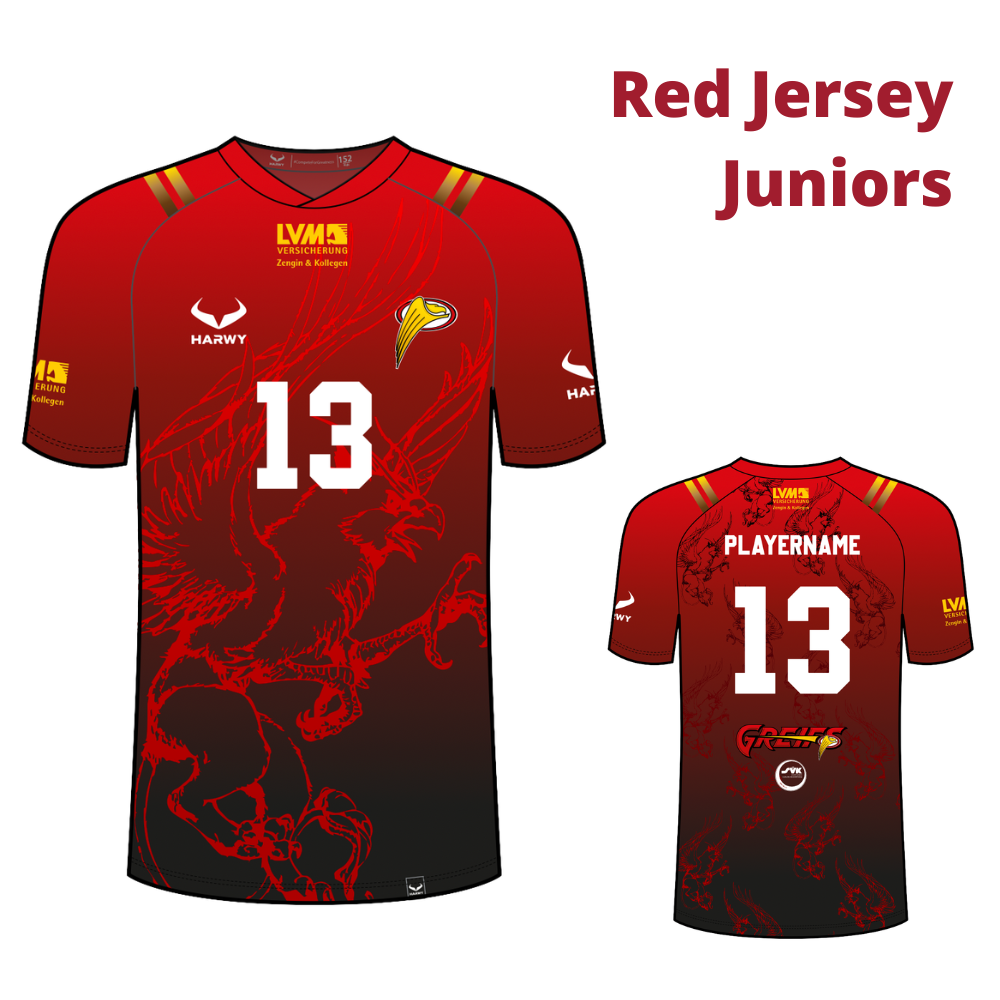 Greifs Game Jersey (JUNIORS) - red