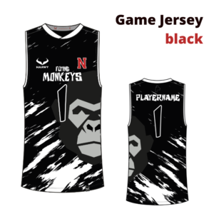 Flying Monkeys Game Jersey - black