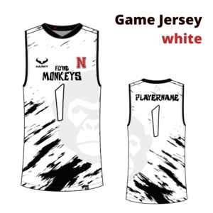 Flying Monkeys Game Jersey - white