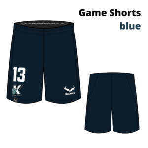 Kraken Game Shorts - blue
