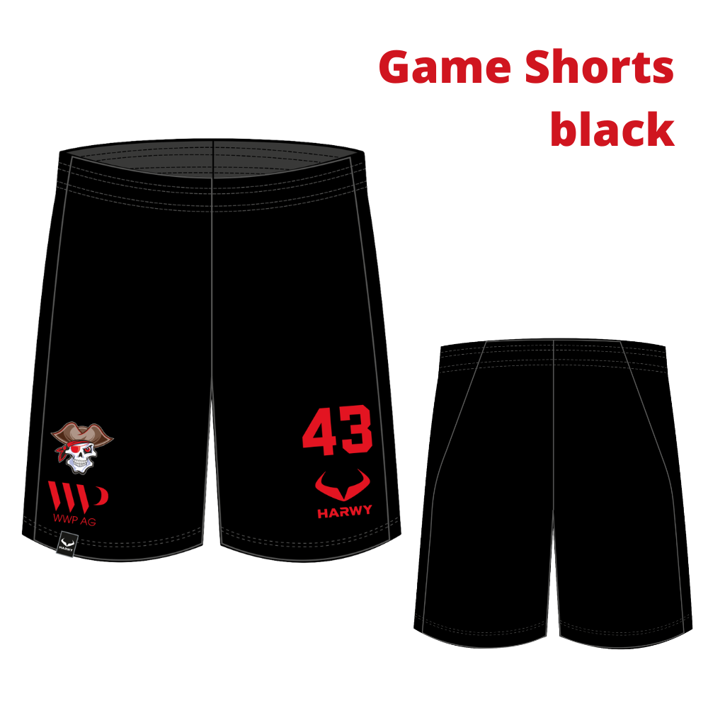 Pirates Game Shorts - black