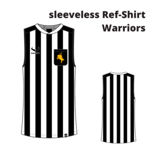 Warriors Referee sleeveless Shirt mit Brusttasche