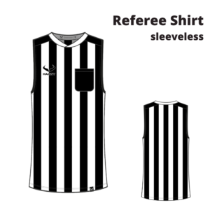 Referee sleeveless Shirt mit schwarzer Brusttasche