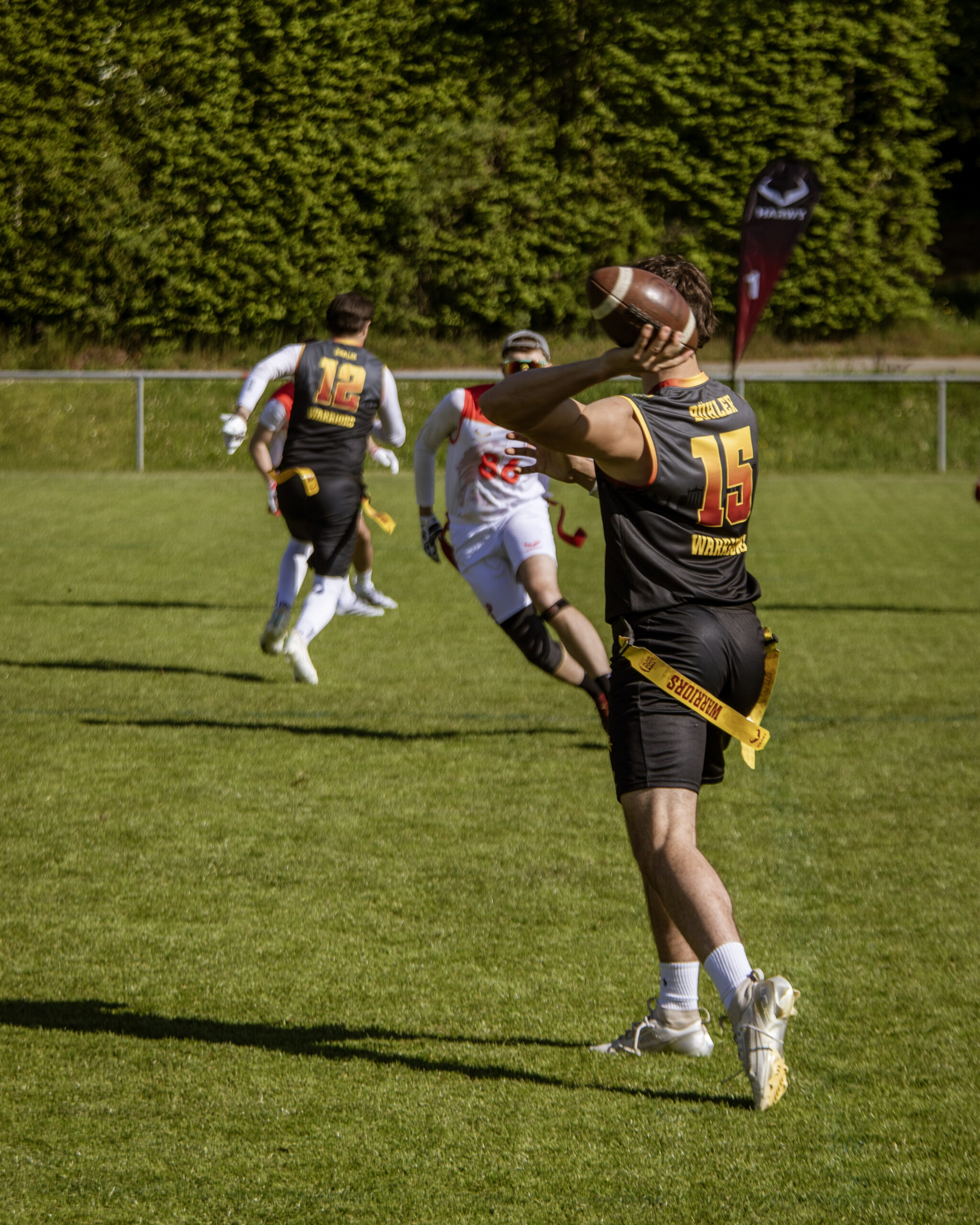 HARWY Flagfootball Kollektion für die Winterthur Warriors