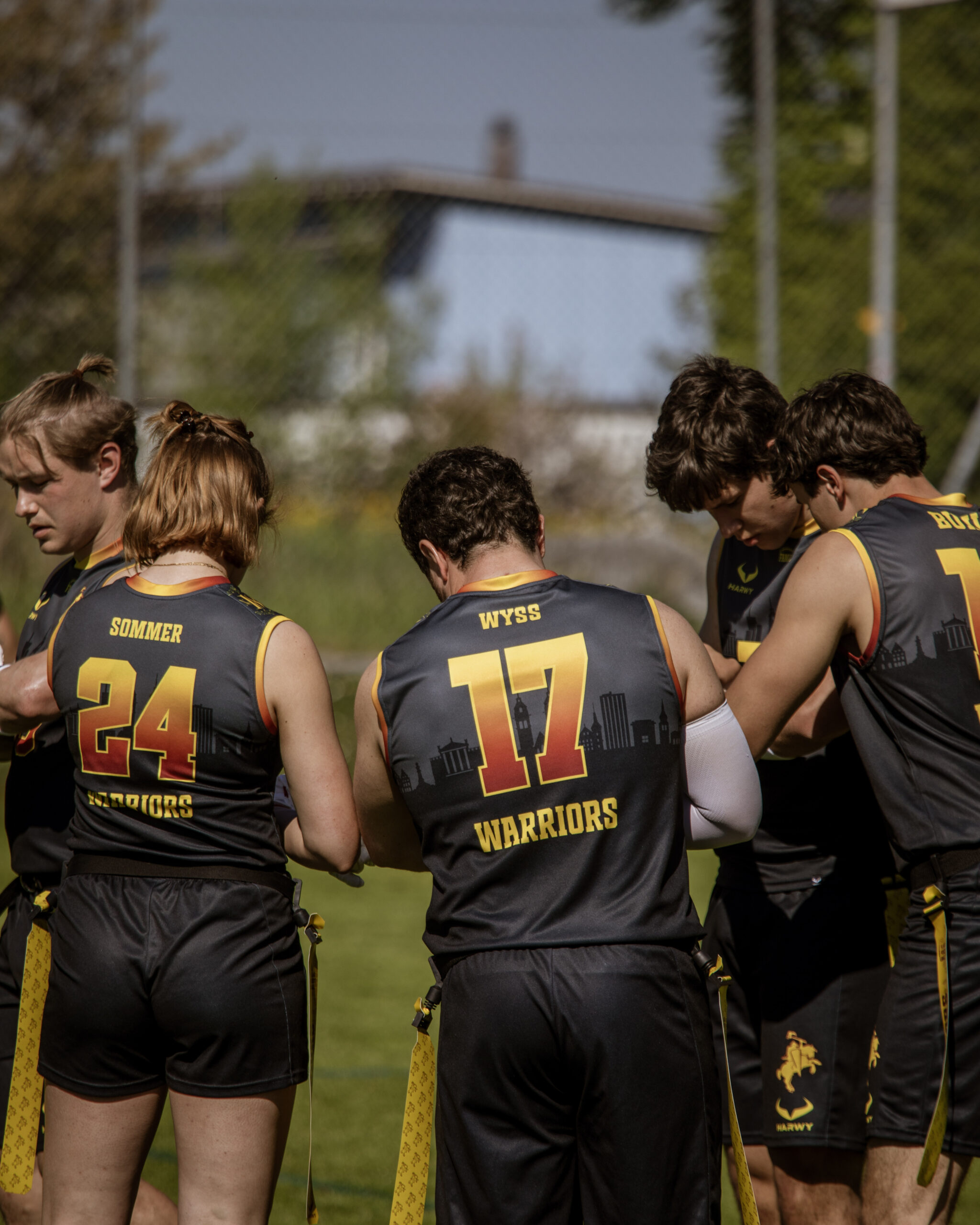 HARWY Flagfootball Kollektion für die Winterthur Warriors