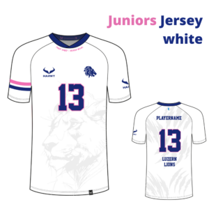 Lions Juniors Game Shirt - white