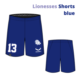 Lionesses Game Shorts - blue