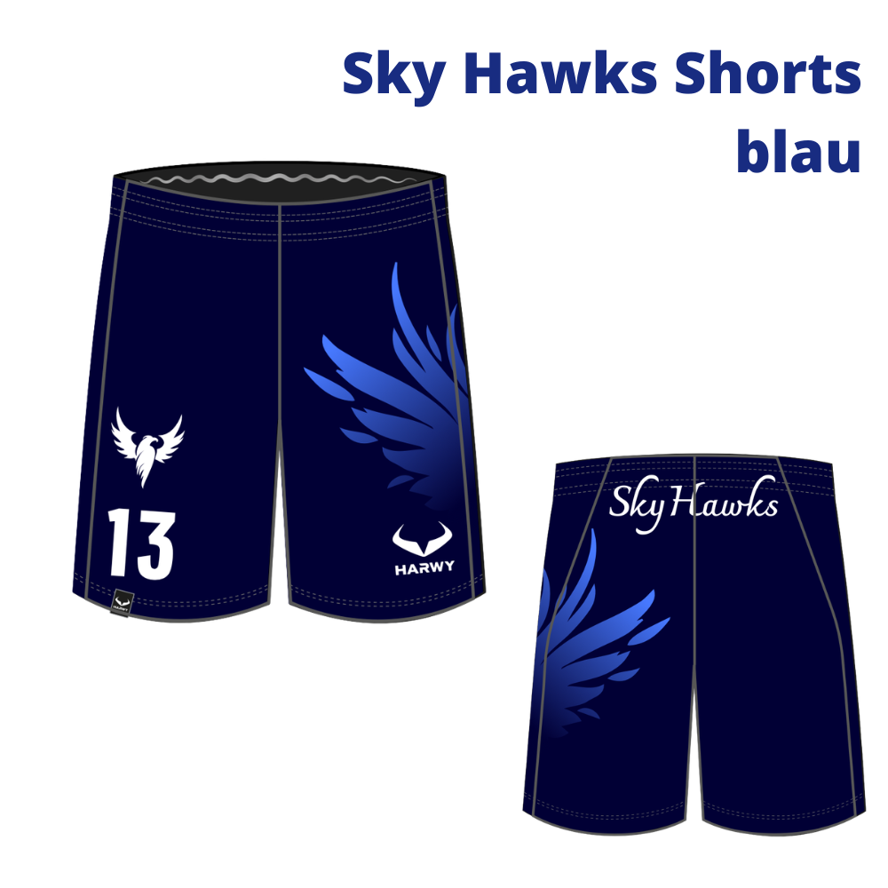 Sky Hawks Shorts - blau