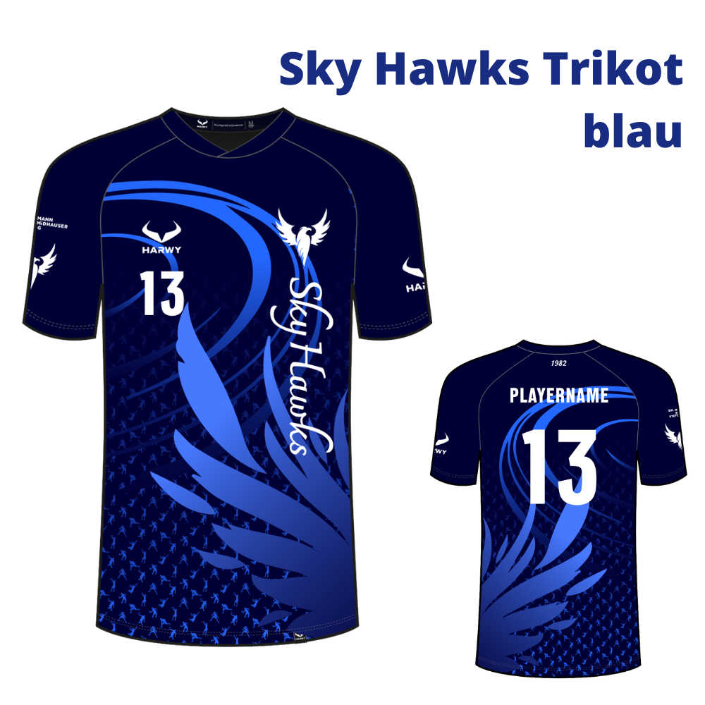 Sky Hawks Trikot - blau