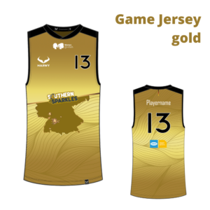 Sparkles Game Jersey - gold
