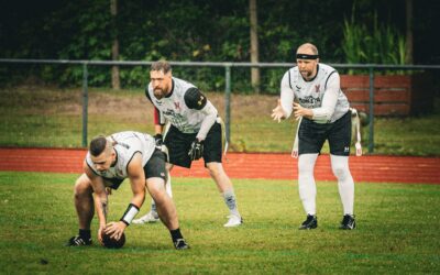 Norderstedt Flying Monkeys mit neuen HARWY Flagfootball Trikots